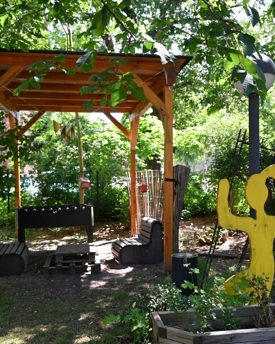 Unsere Sitzecke im Garten