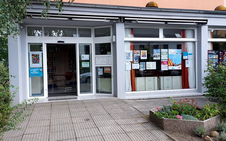 Abbildung des Eingangs vom Kieztreff